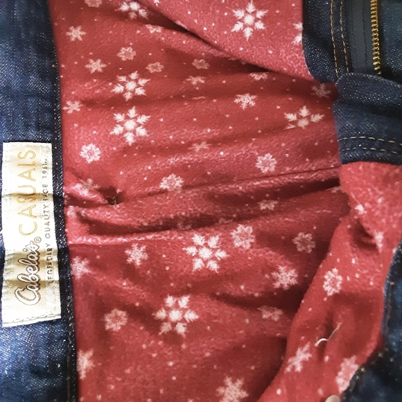 Cabela's fleece lined jeans 6 - Picture 6 of 6